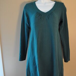 Athleta  Emerald Green stretch knit dress